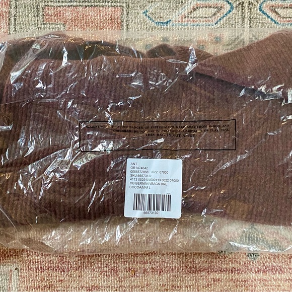 NWT Anthropologie Maeve Cross-Back Sweater Cocoa Brown Large - Picture 4 of 8